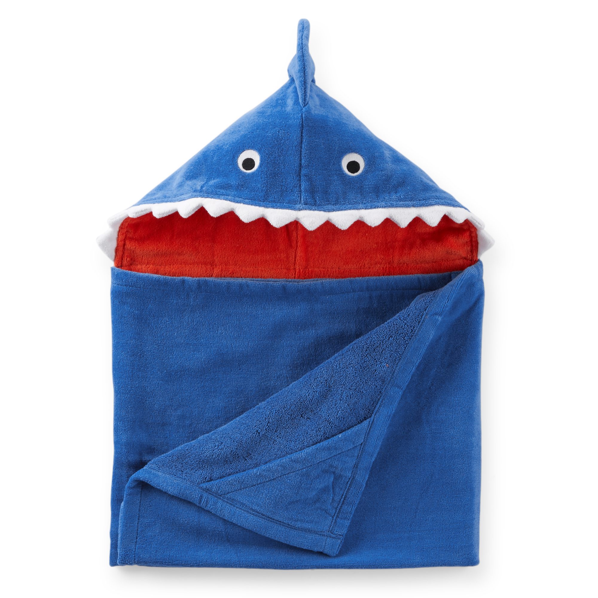 shark hooded bath towel