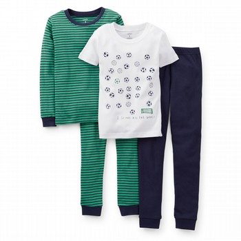 Kid Soccer Stripe Pyjama Set