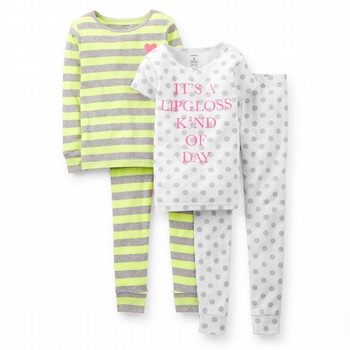 Stripey Lipgloss Pyjama Set