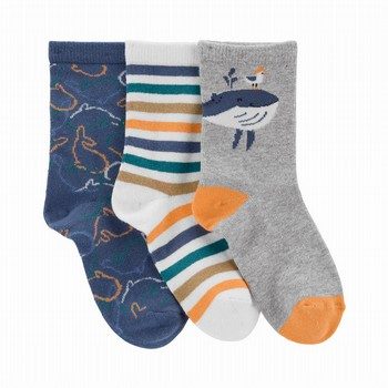 3-Pack Whale Socks