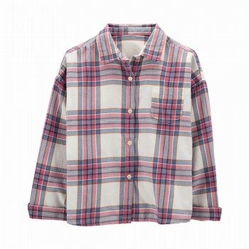 Boxy Fit Button-Front Shirt