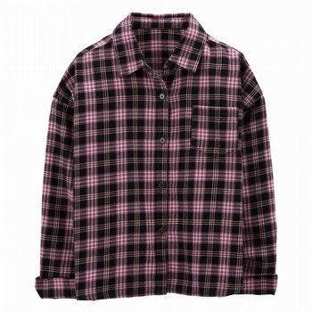 Boxy Fit Button-Front Shirt