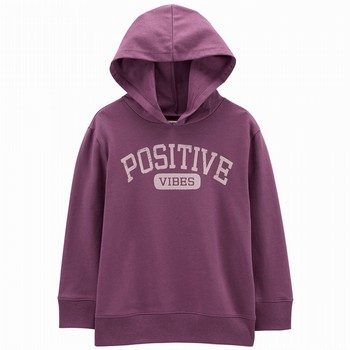 French Terry Positive Vibes Hoodie