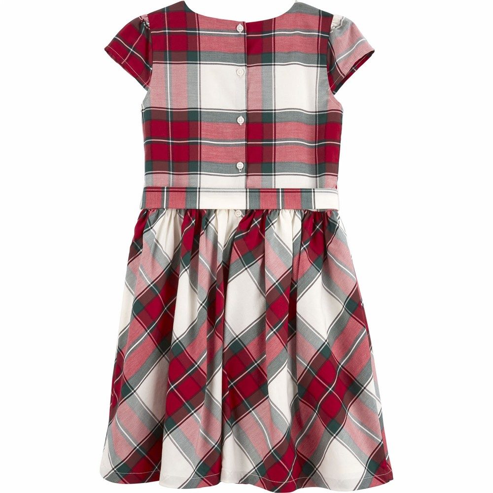 Carter's Plaid Sateen Dress | Girl