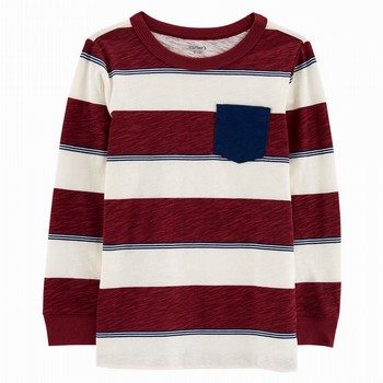 Striped French Terry Pullover
