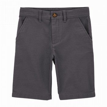 Flat-front Shorts