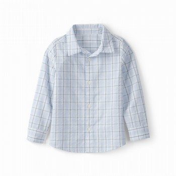 Plaid Button-Down Shirt