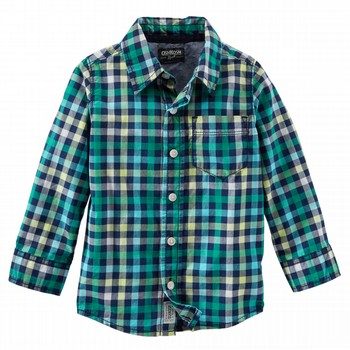 Green Check WOven Shirt