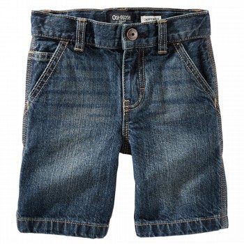 Faded Denim Shorts