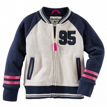 Zip Up Varsity Jacket