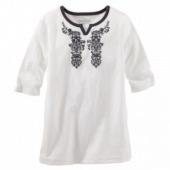 White Embroidered Tunic