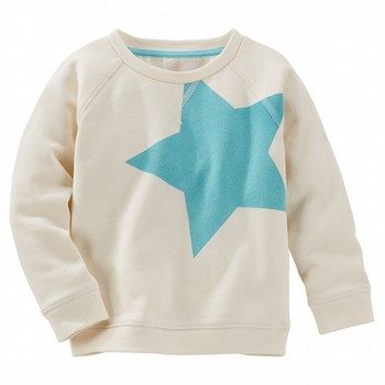 Star Print Pullover