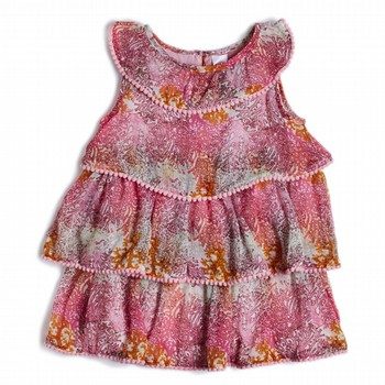 Pom Pom Frill Dress