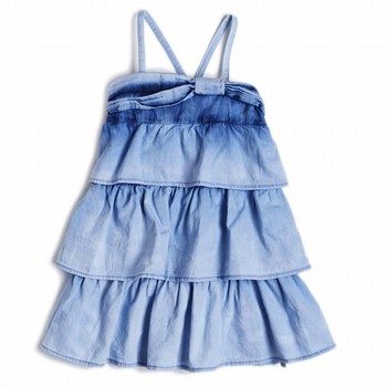 Denim Frill Dress