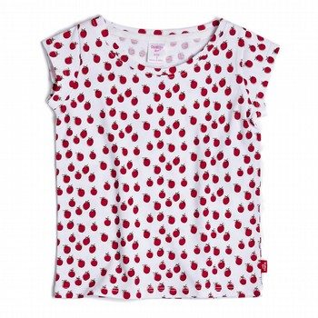 Wide Neck Strawberry T-Shirt