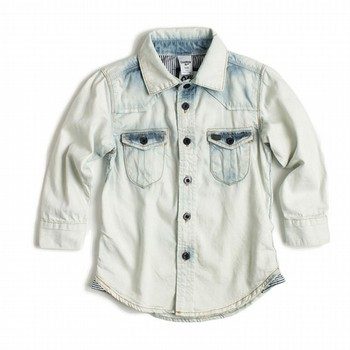 Faded Denim L/S Shirt