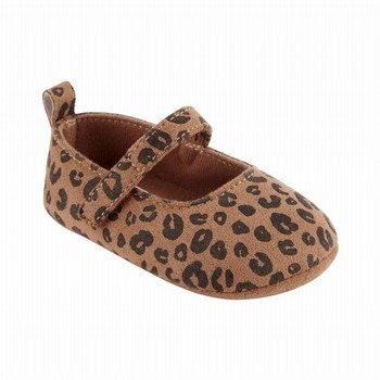 Leopard Mary Jane Baby Shoes