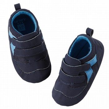 Navy Rocker Velcro Sneaker