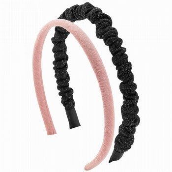 2-Pack Ruched Headbands